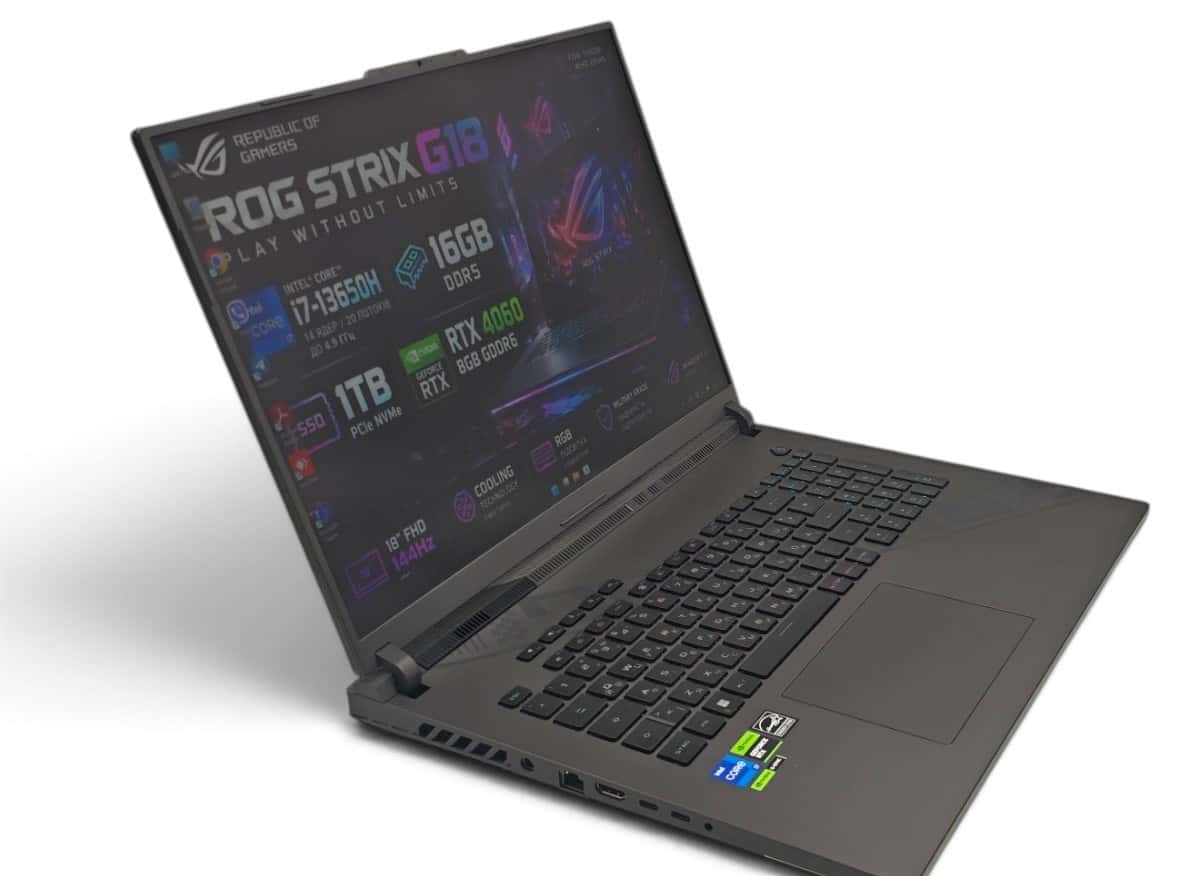Asus ROG Strix G18 FHD 165Hz Core i7-13650HX 16/1TB RTX 4060 8GB