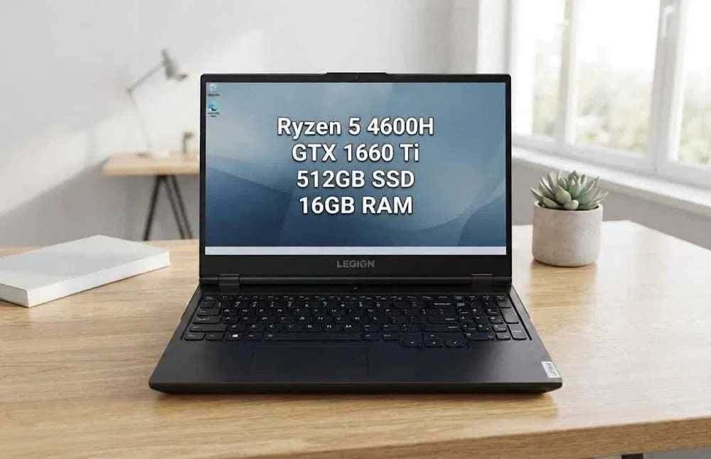 Lenovo legion 5 15ARHO5H 15.6" FHD Ryzen 5 4600H 16/512 GTX 1660 Ti 6GB
